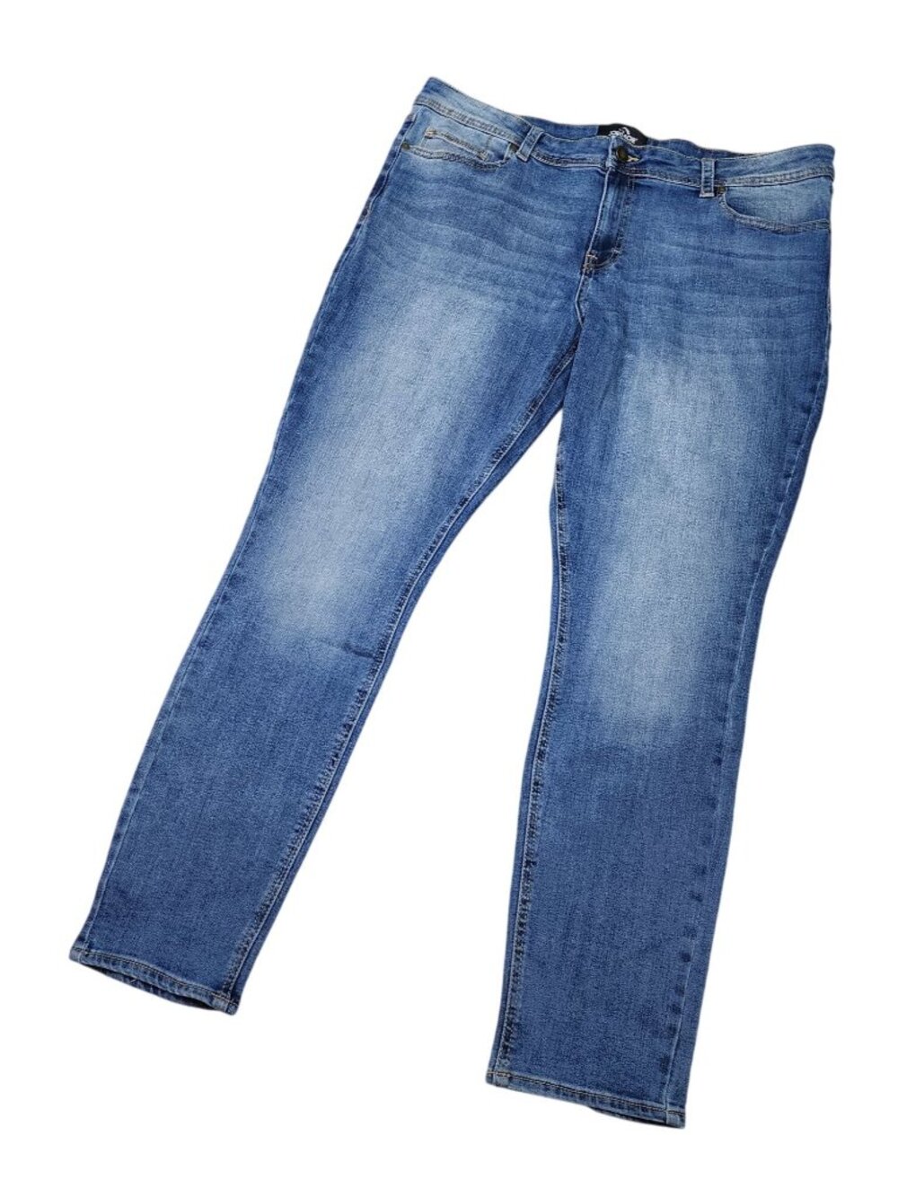 Jordache Women's Mid Rise Skinny Stretch 5 Pocket Blue Jeans Sz 38/30